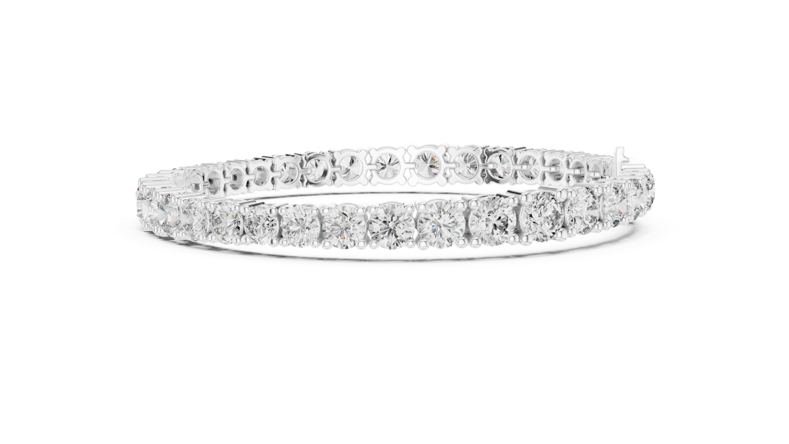 Regalia Graduated Round Diamond Tennis Bracelet