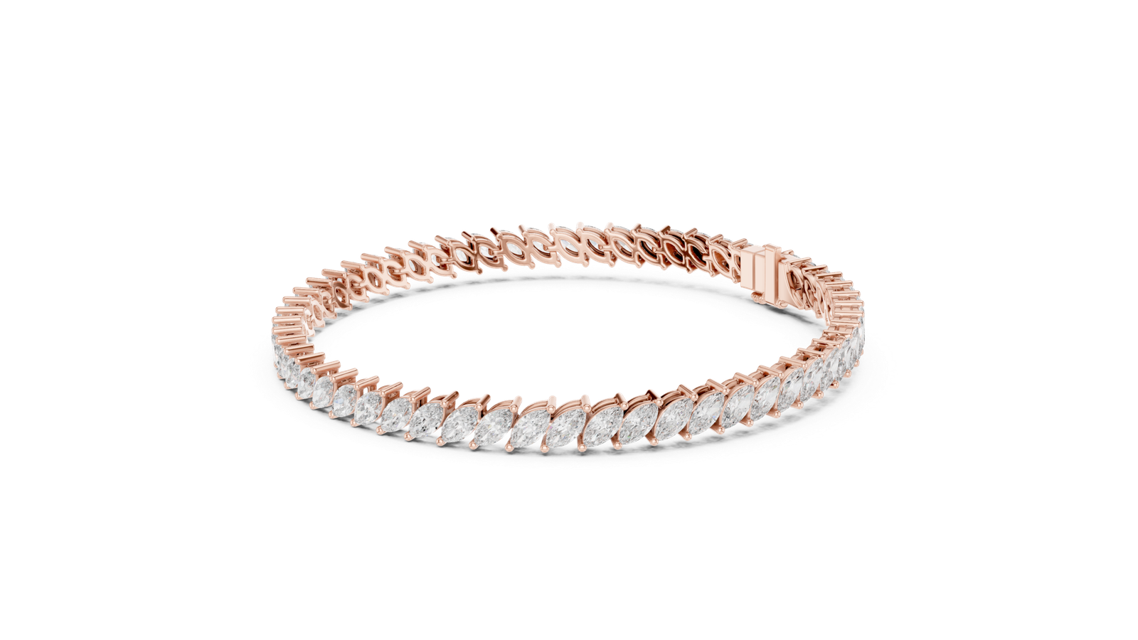 Versailles Marquise Diamond Tennis Bracelet