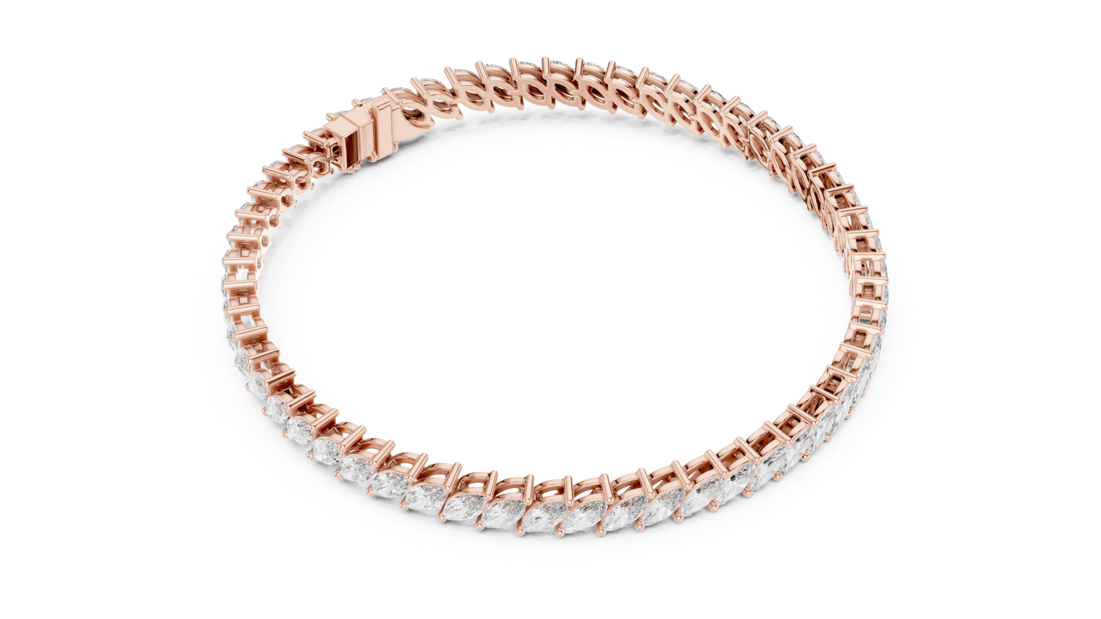 Versailles Marquise Diamond Tennis Bracelet