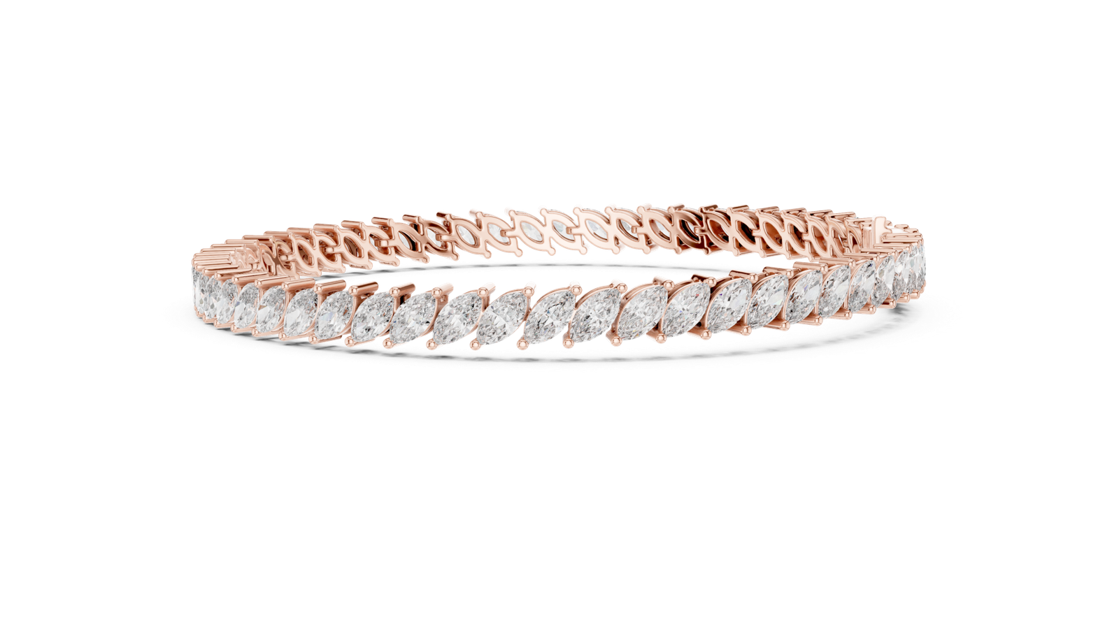 Versailles Marquise Diamond Tennis Bracelet