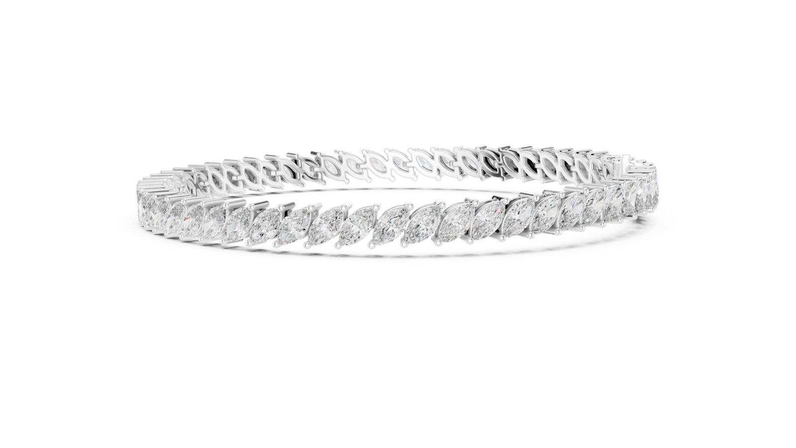 Versailles Marquise Diamond Tennis Bracelet