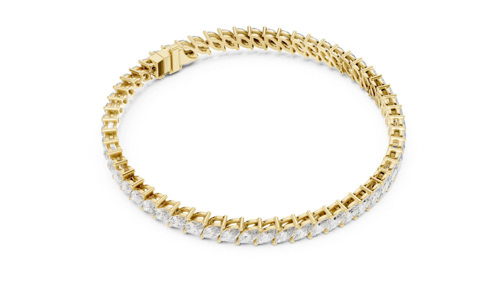 Versailles Marquise Diamond Tennis Bracelet