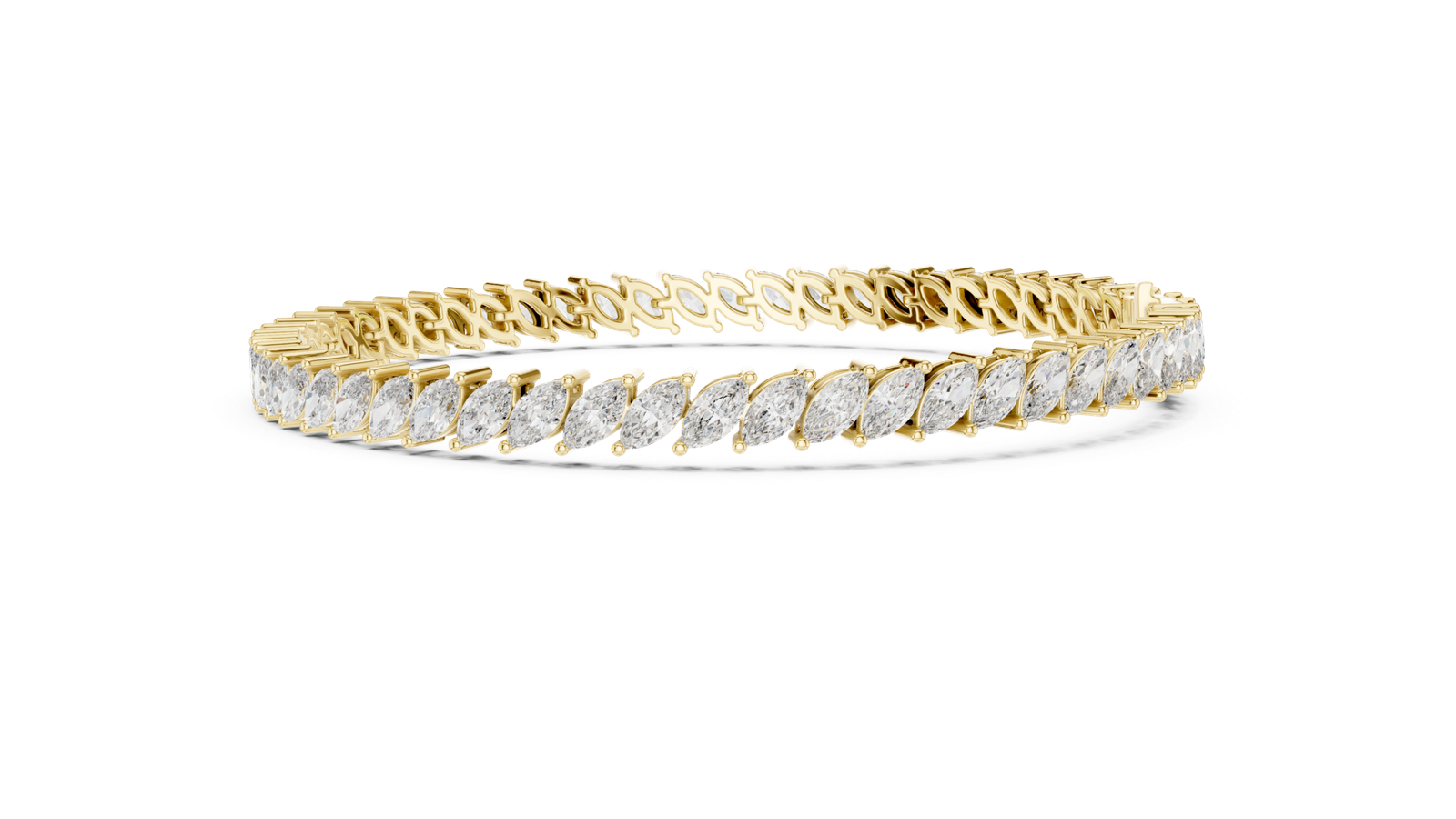 Versailles Marquise Diamond Tennis Bracelet