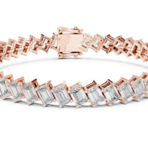 Montclair Emerald Cut Diamond Tennis Bracelet
