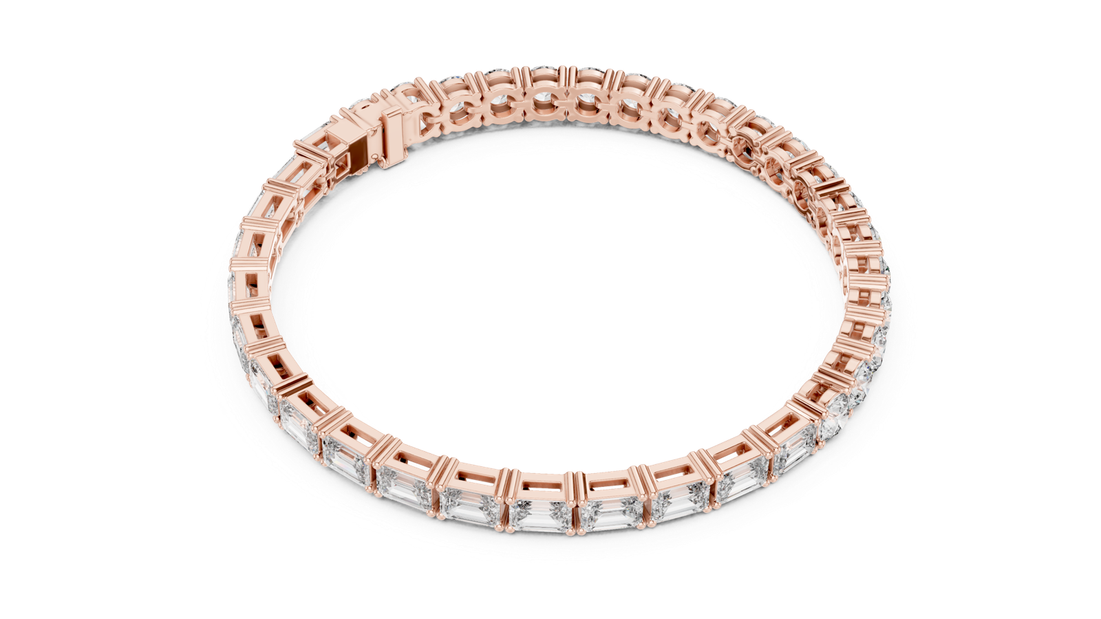 Valleria Round Emerald Multi Shape Diamond Bracelet