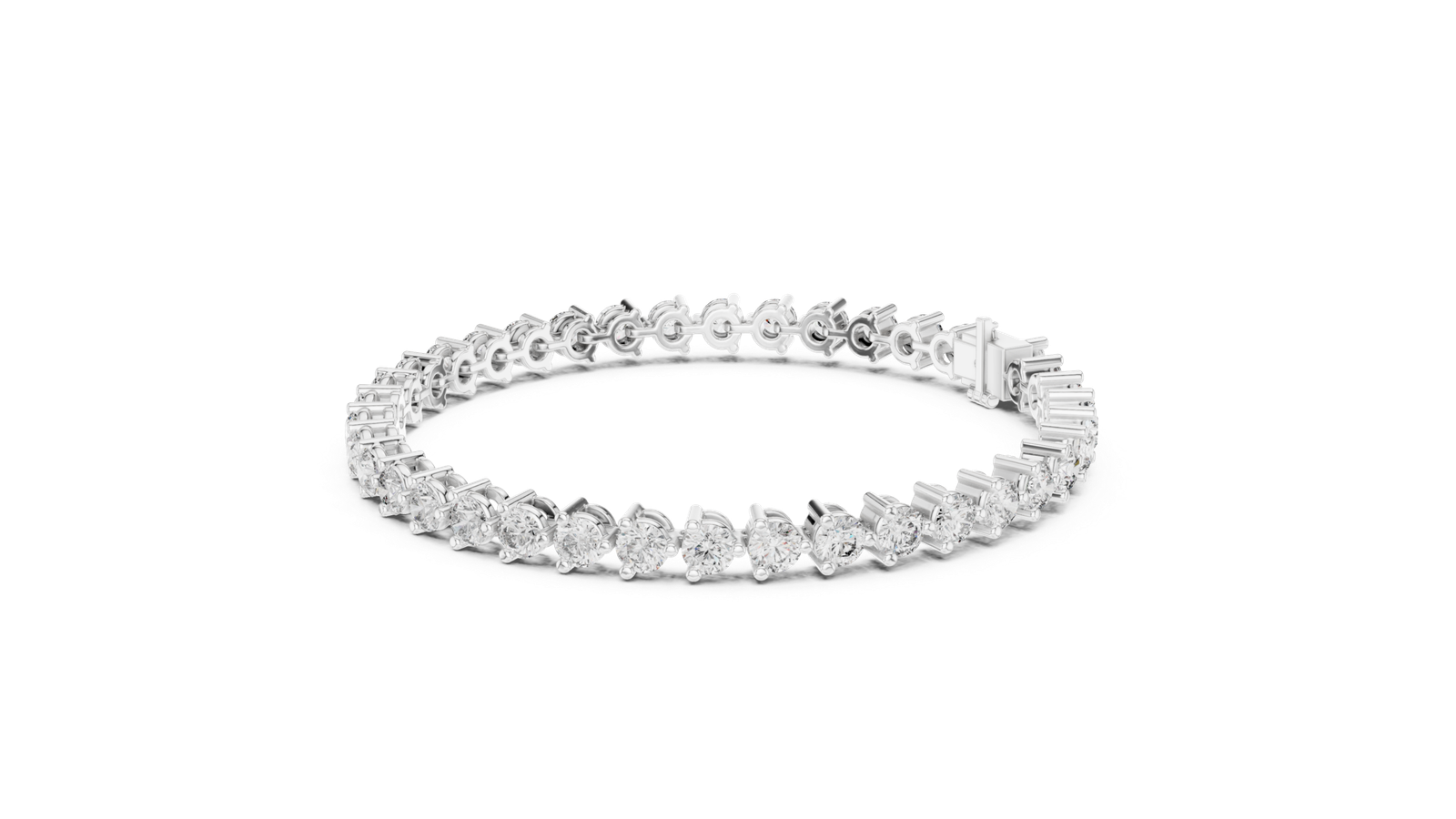 Orphée Classic Round Diamond Tennis Bracelet