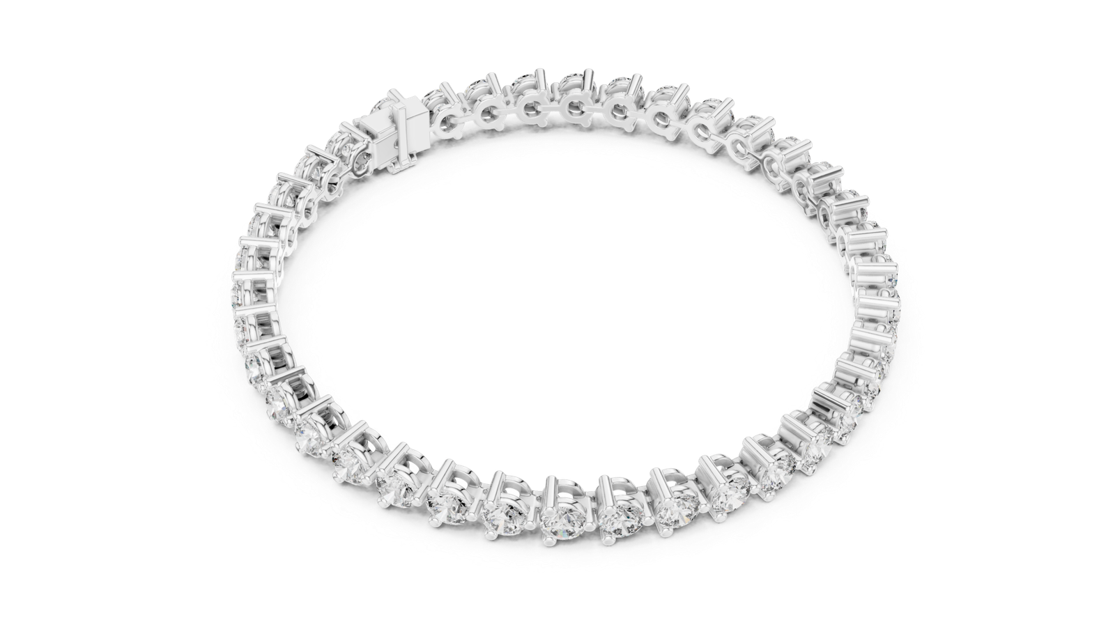 Orphée Classic Round Diamond Tennis Bracelet