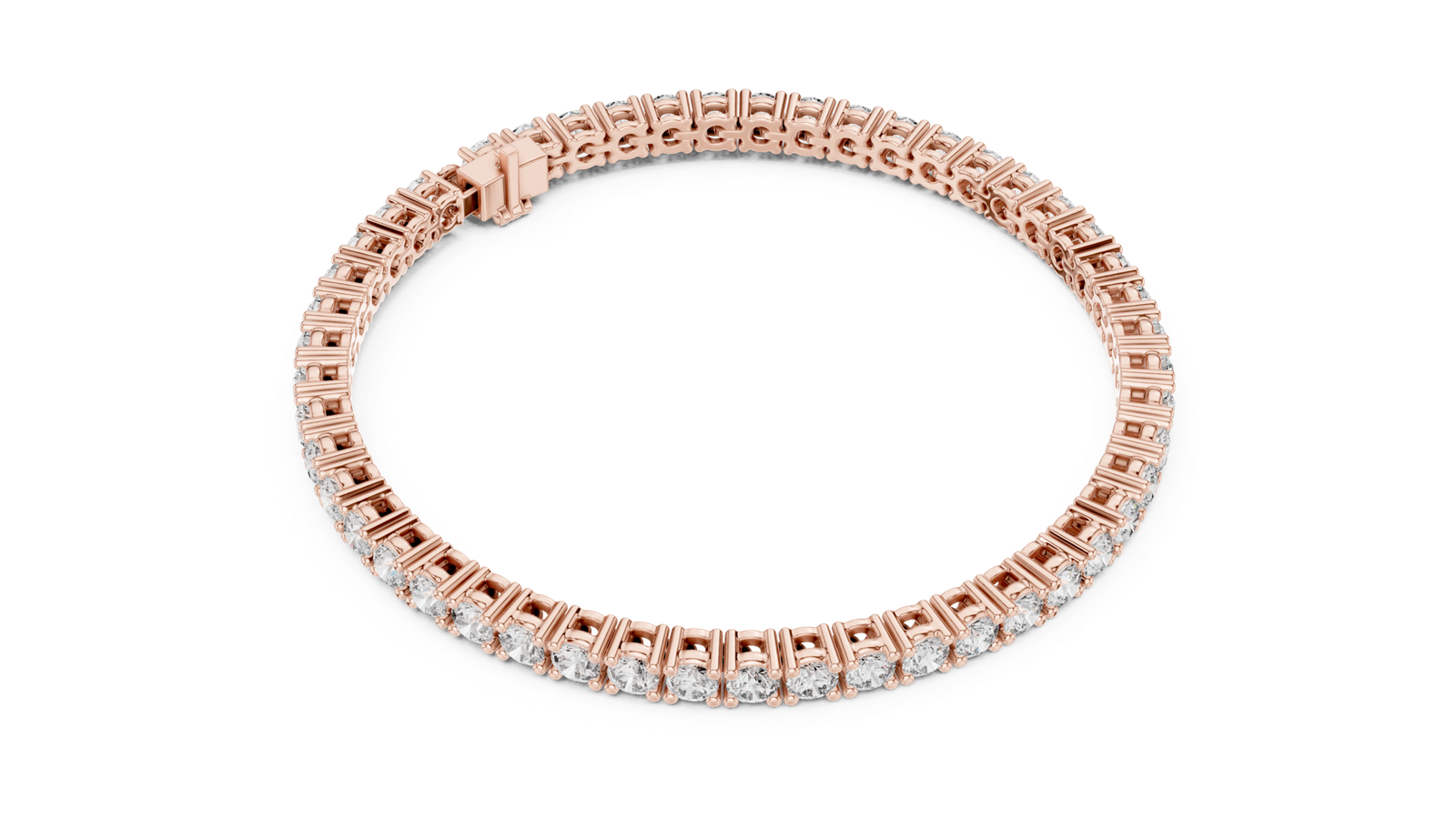 Clarion Signature Round Diamond Tennis Bracelet