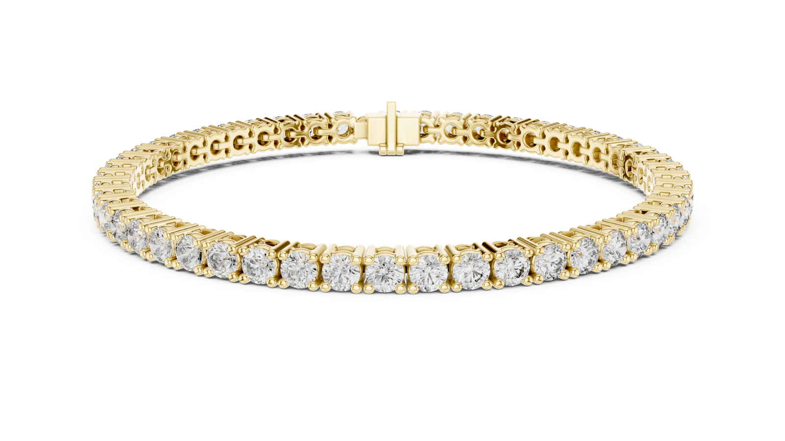Clarion Signature Round Diamond Tennis Bracelet