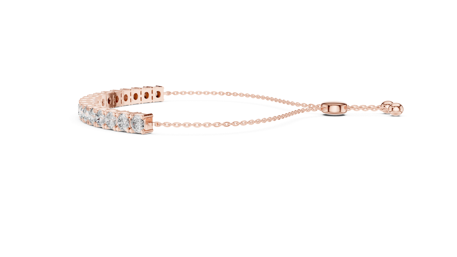 Duchess Adjustable Round Diamond Bracelet