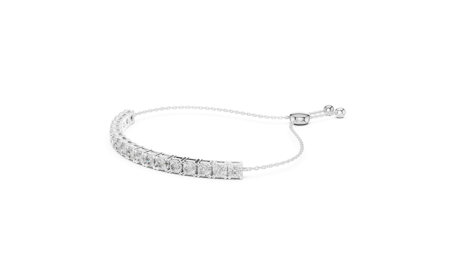 Duchess Adjustable Round Diamond Bracelet