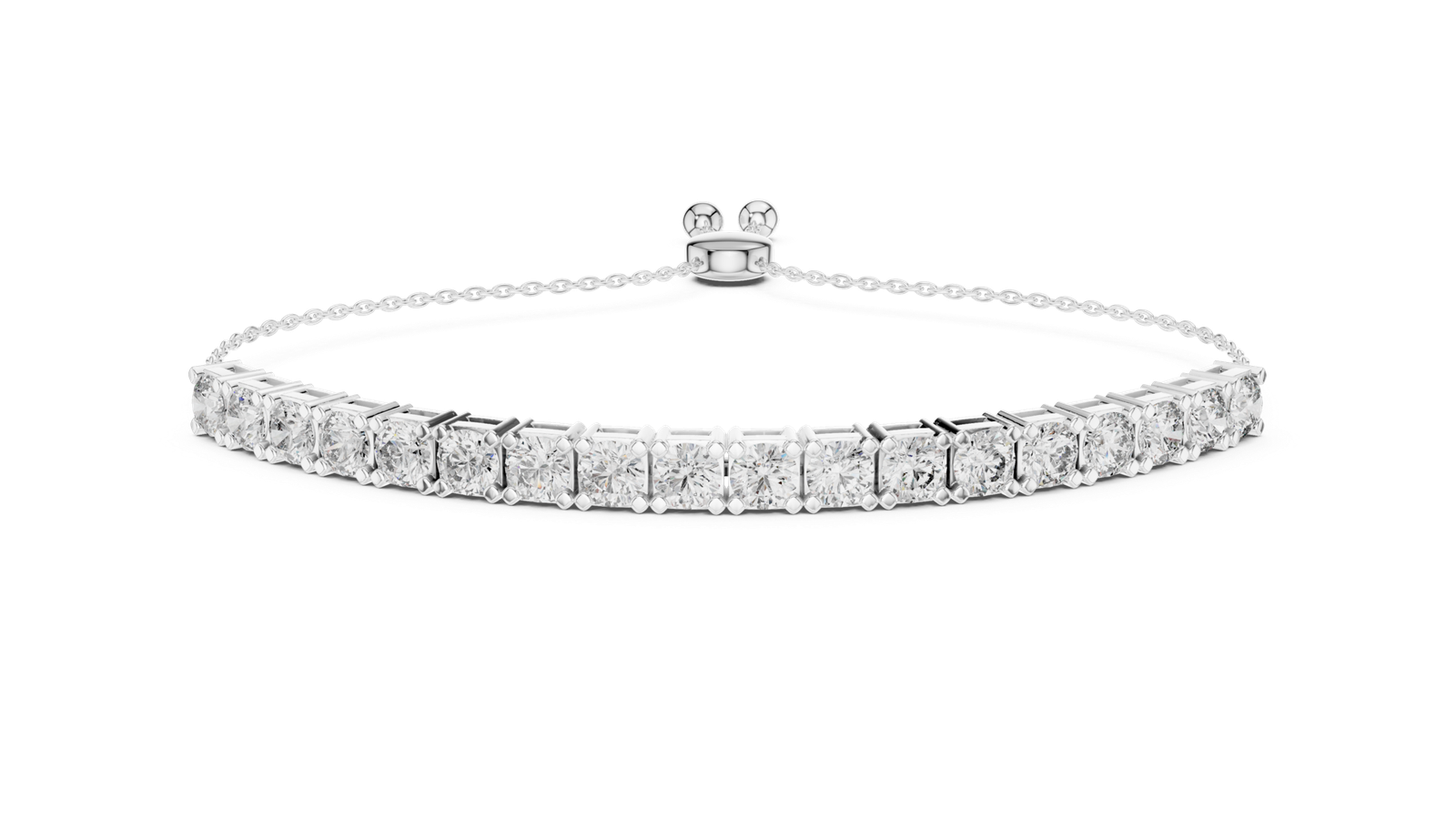 Duchess Adjustable Round Diamond Bracelet