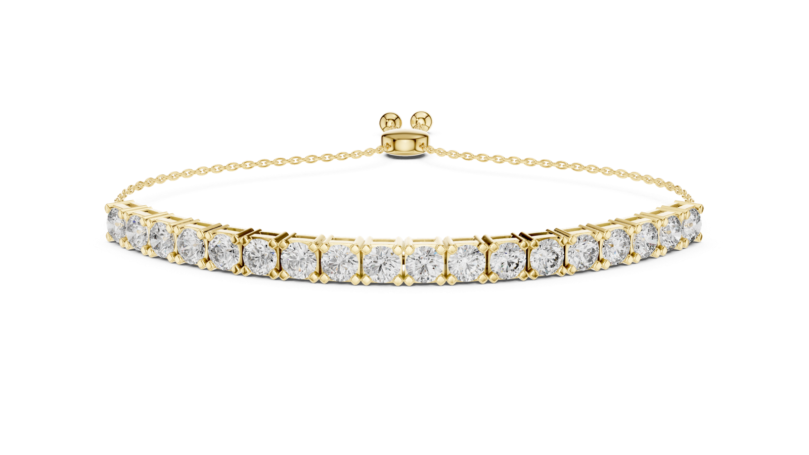 Duchess Adjustable Round Diamond Bracelet