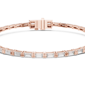 Céleste Baguette Diamond Tennis Bracelet