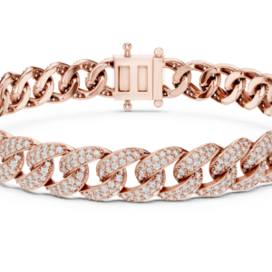 Grand Lumière Cuban Link Pavé Diamond Bracelet