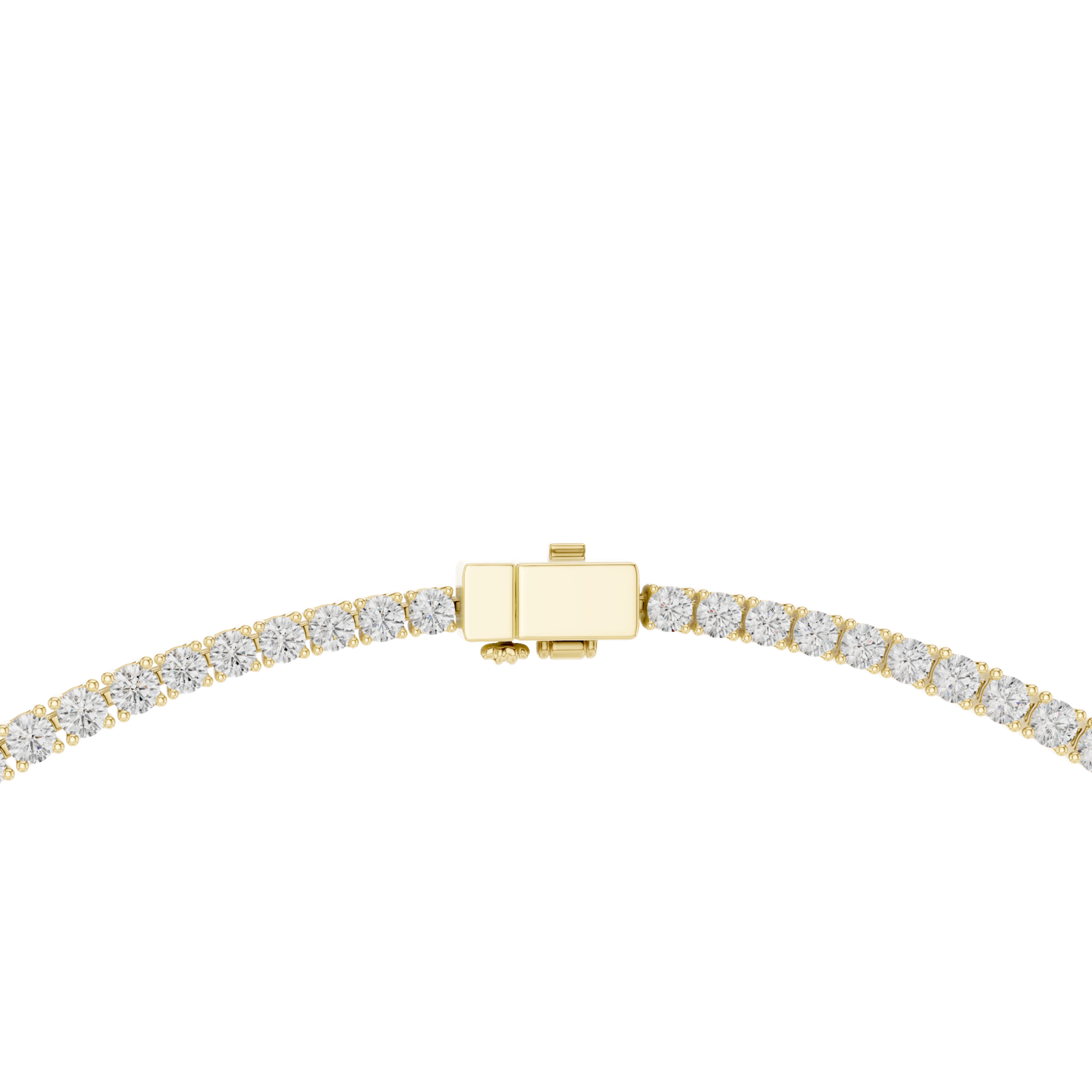 Aurora Oval Diamond Tennis Necklace