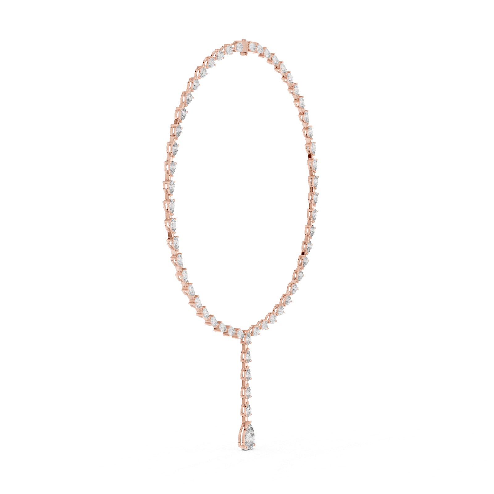 Celestial Pear Drop Diamond Necklace