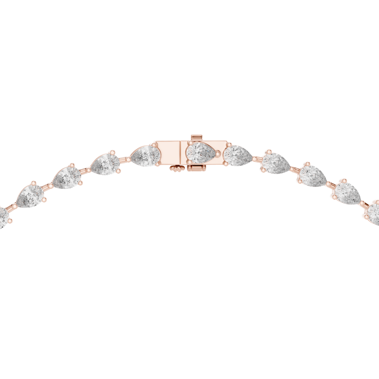 Celestial Pear Drop Diamond Necklace