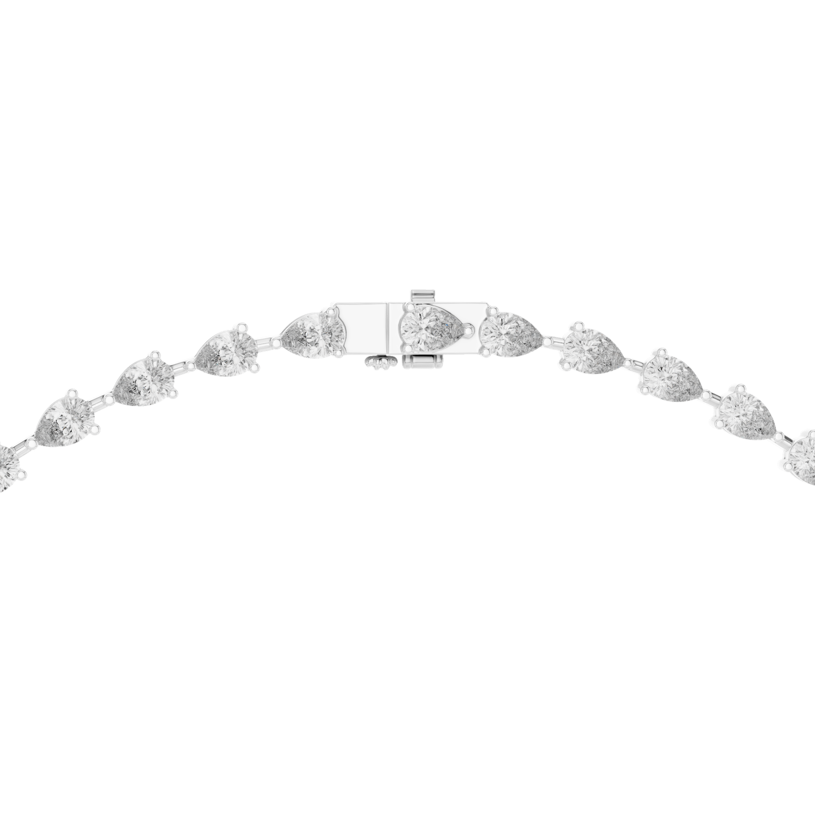 Celestial Pear Drop Diamond Necklace