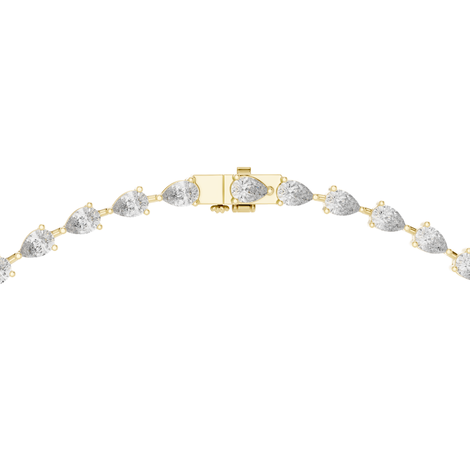 Celestial Pear Drop Diamond Necklace