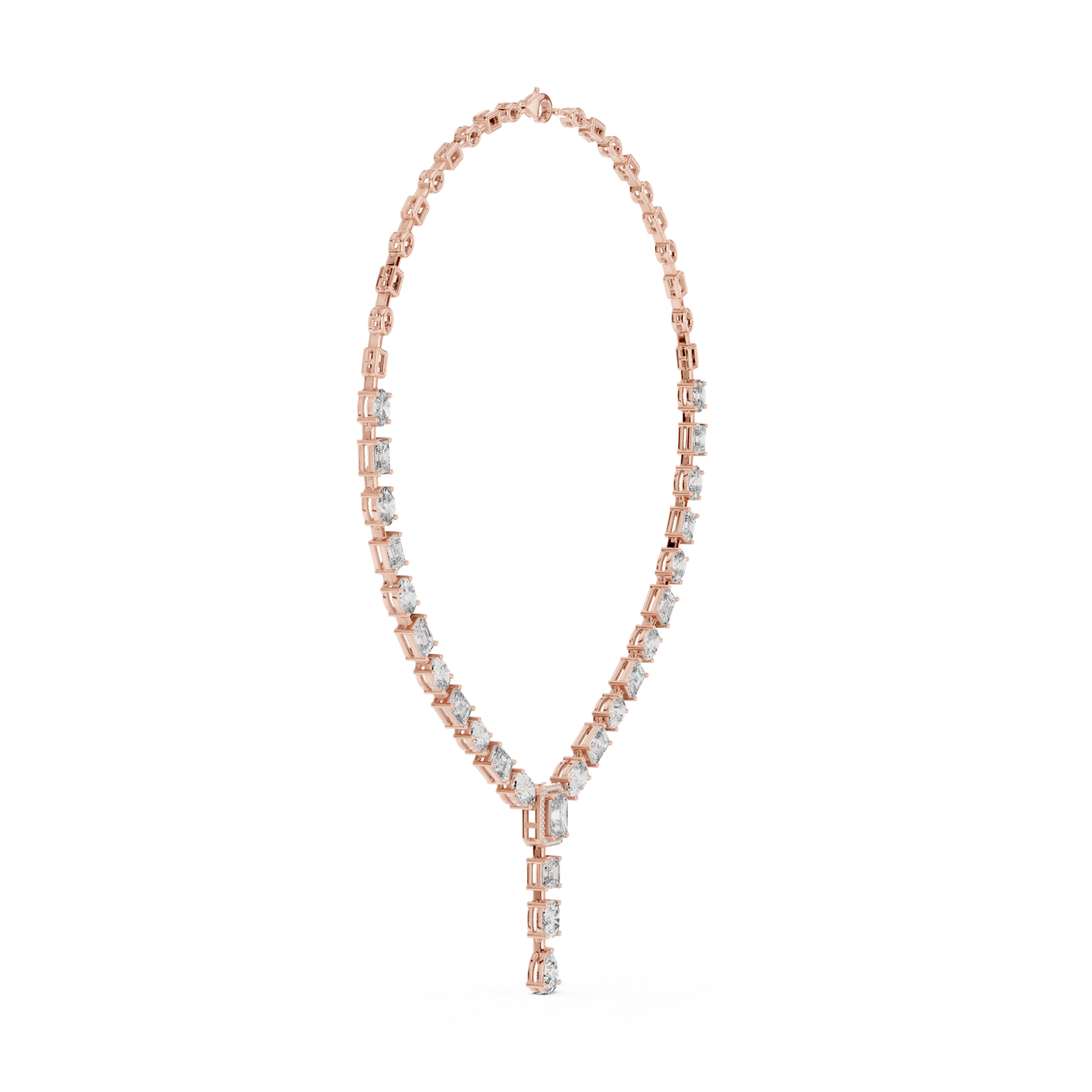 Majestic Multi Shape Diamond Necklace