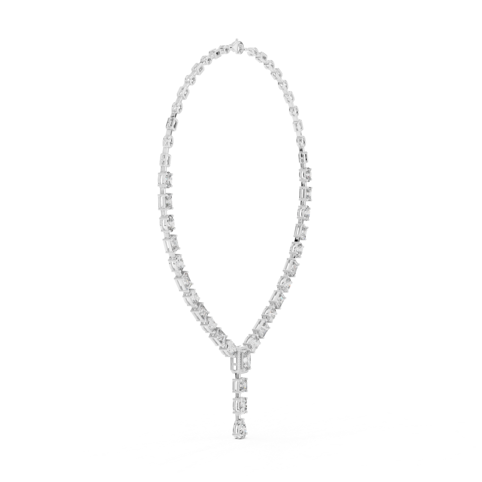 Majestic Multi Shape Diamond Necklace