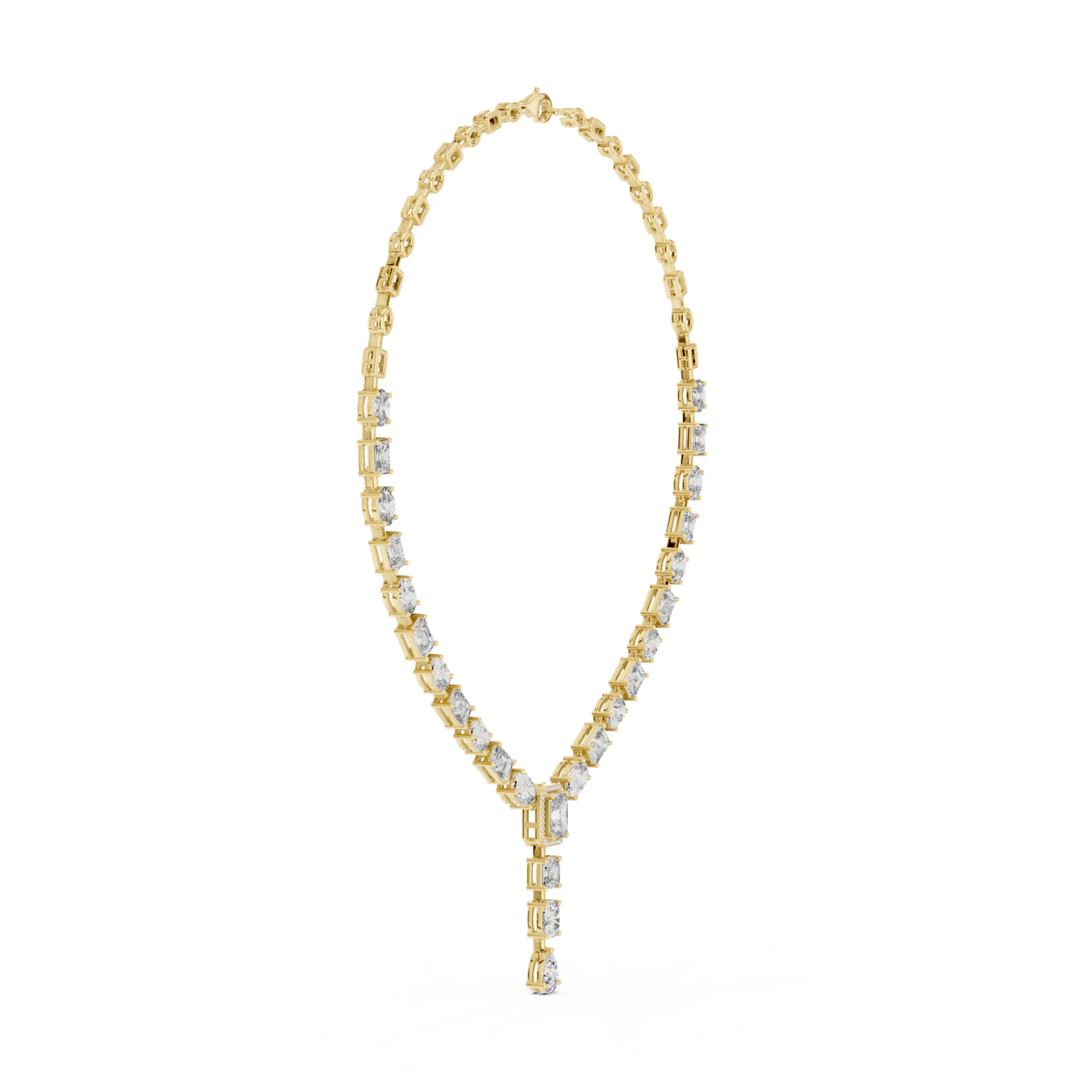 Majestic Multi Shape Diamond Necklace