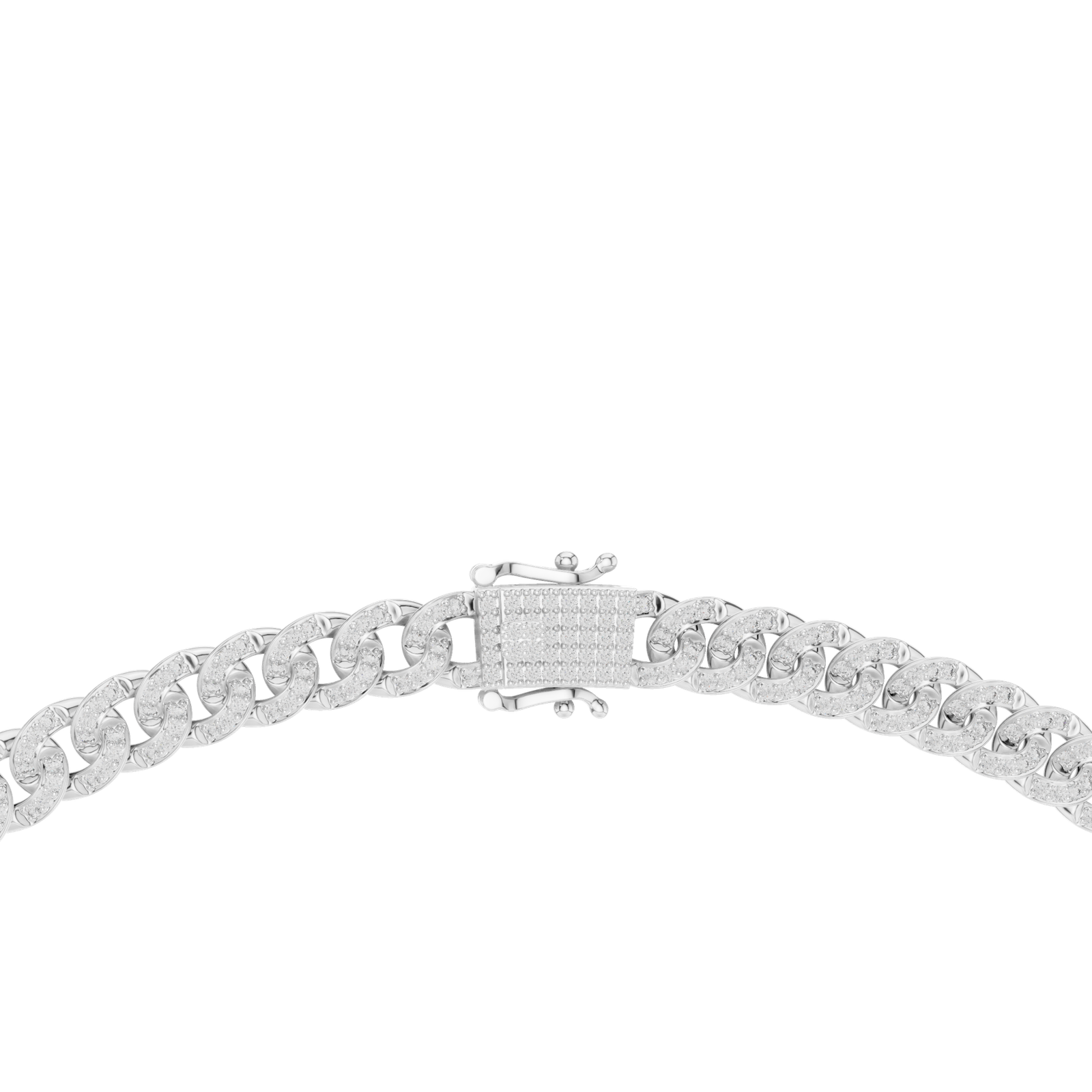 Twisted Diamond Rope Necklace