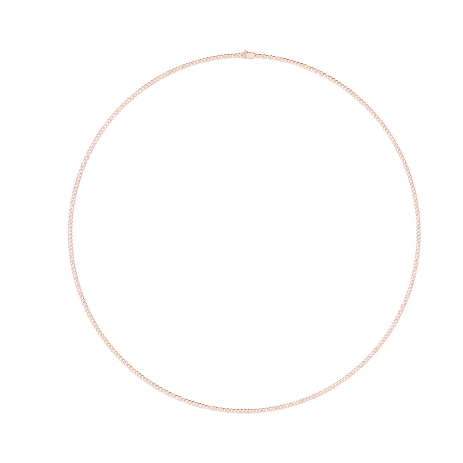 Minimal Diamond Chain Necklace