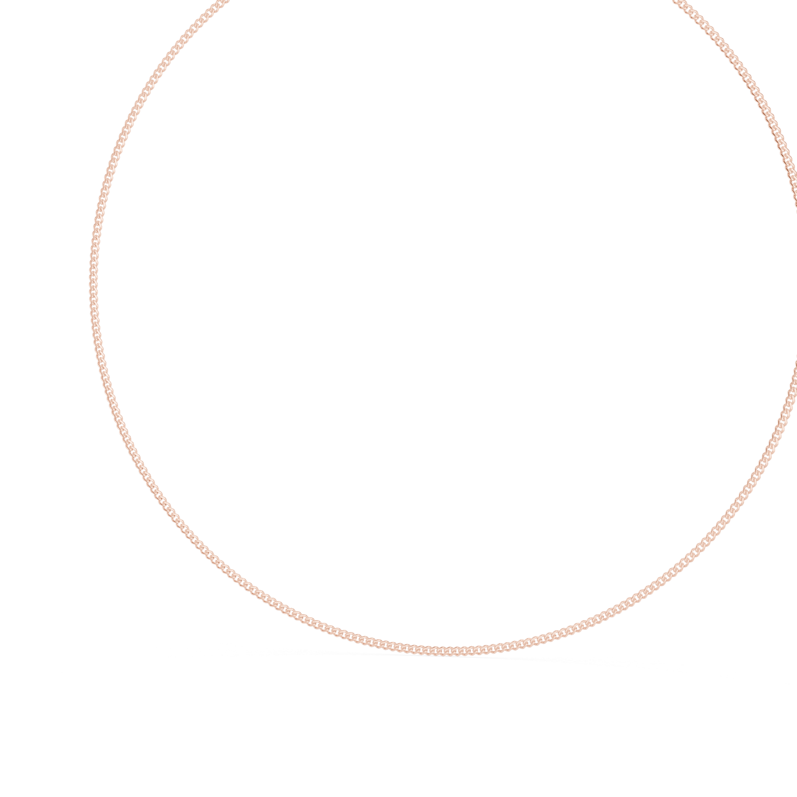 Minimal Diamond Chain Necklace