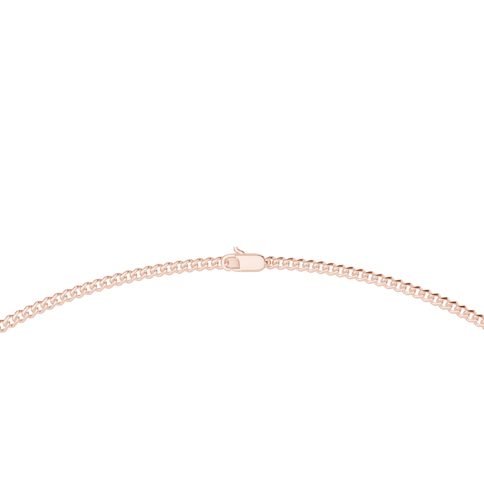 Minimal Diamond Chain Necklace