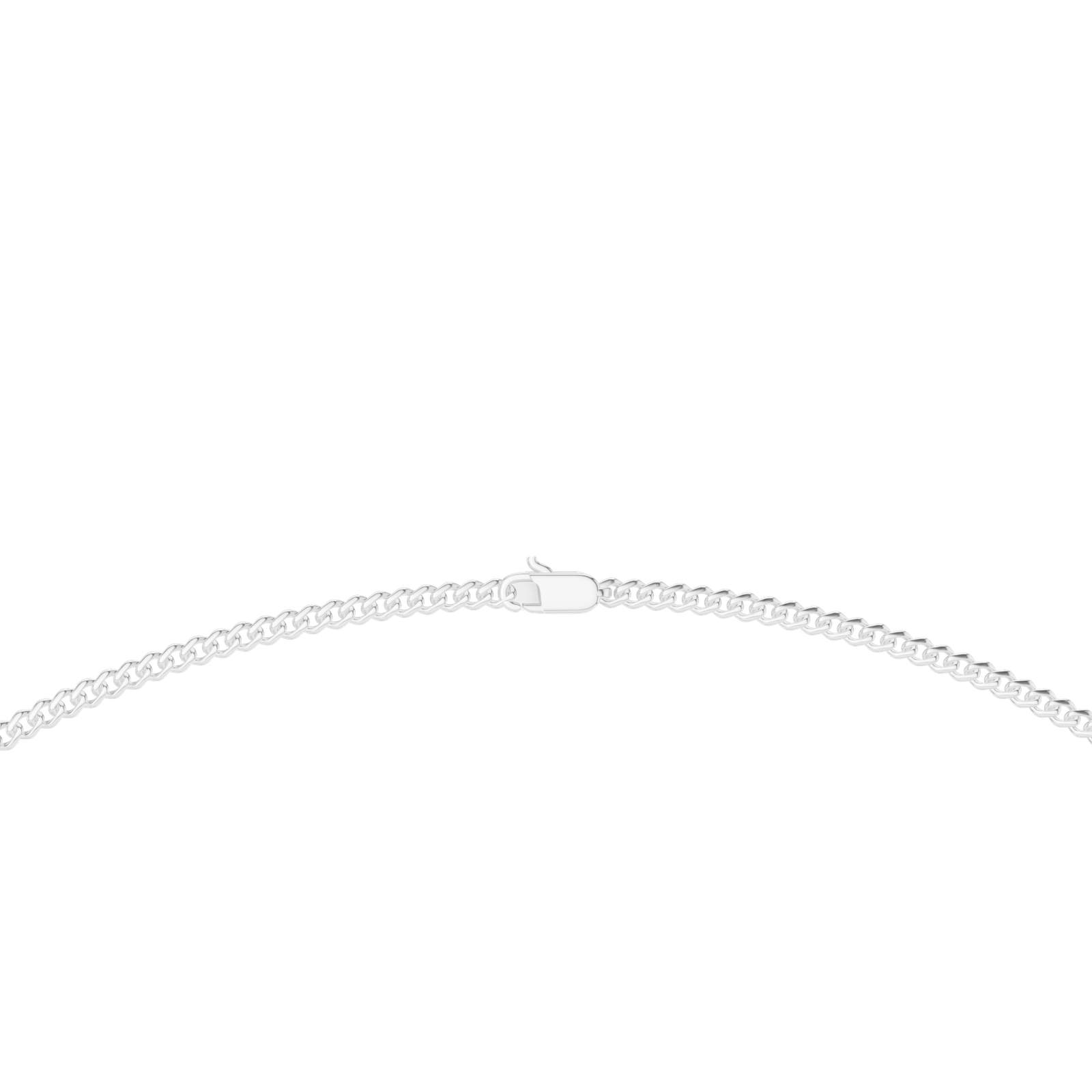 Minimal Diamond Chain Necklace