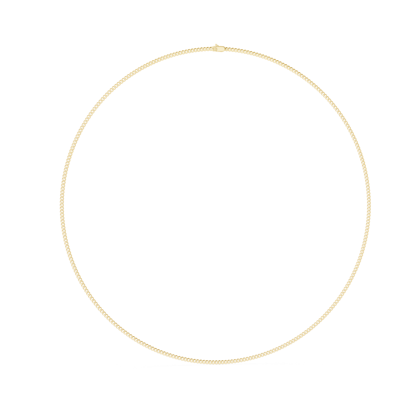 Minimal Diamond Chain Necklace