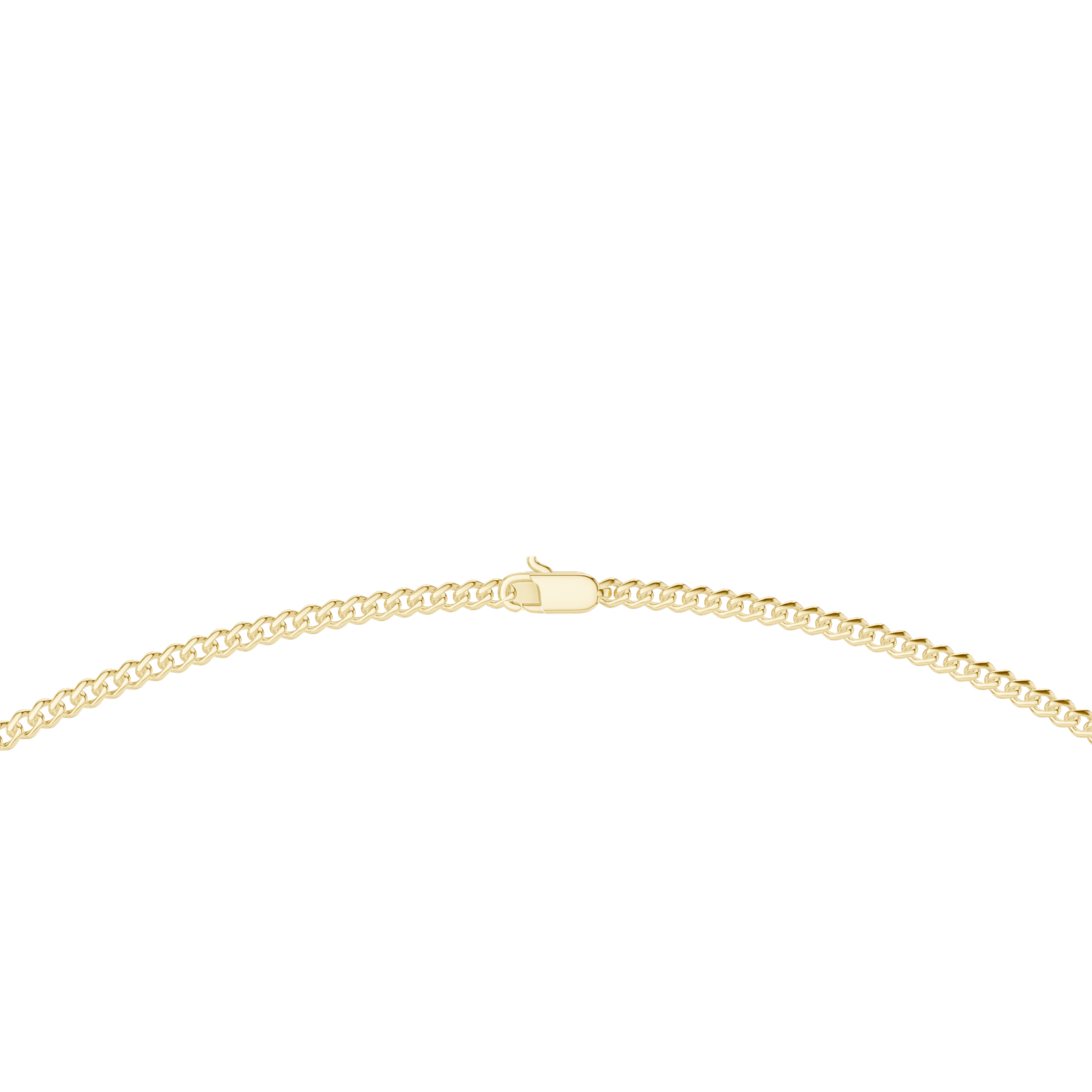 Minimal Diamond Chain Necklace