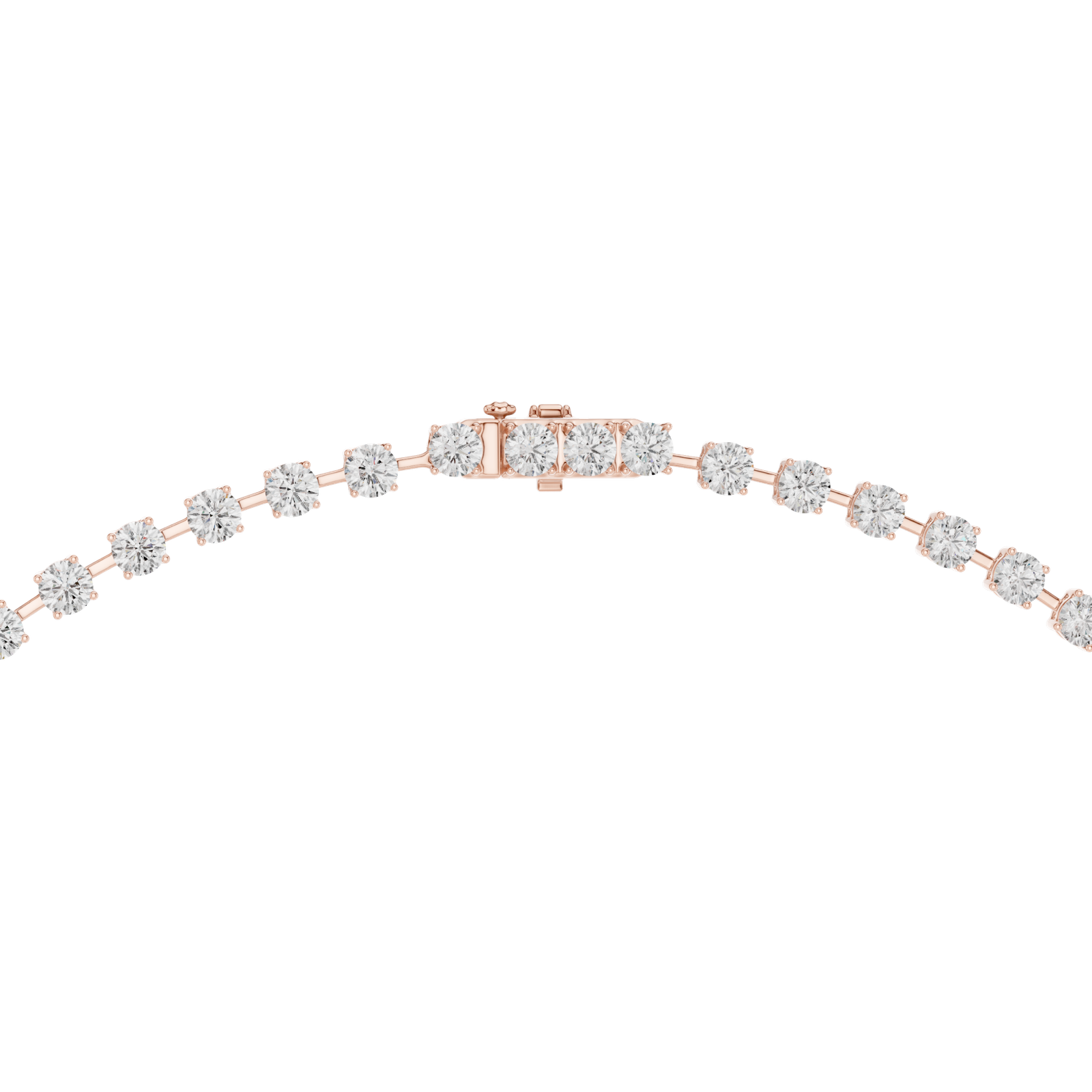 Solitaire Diamond Drop Necklace