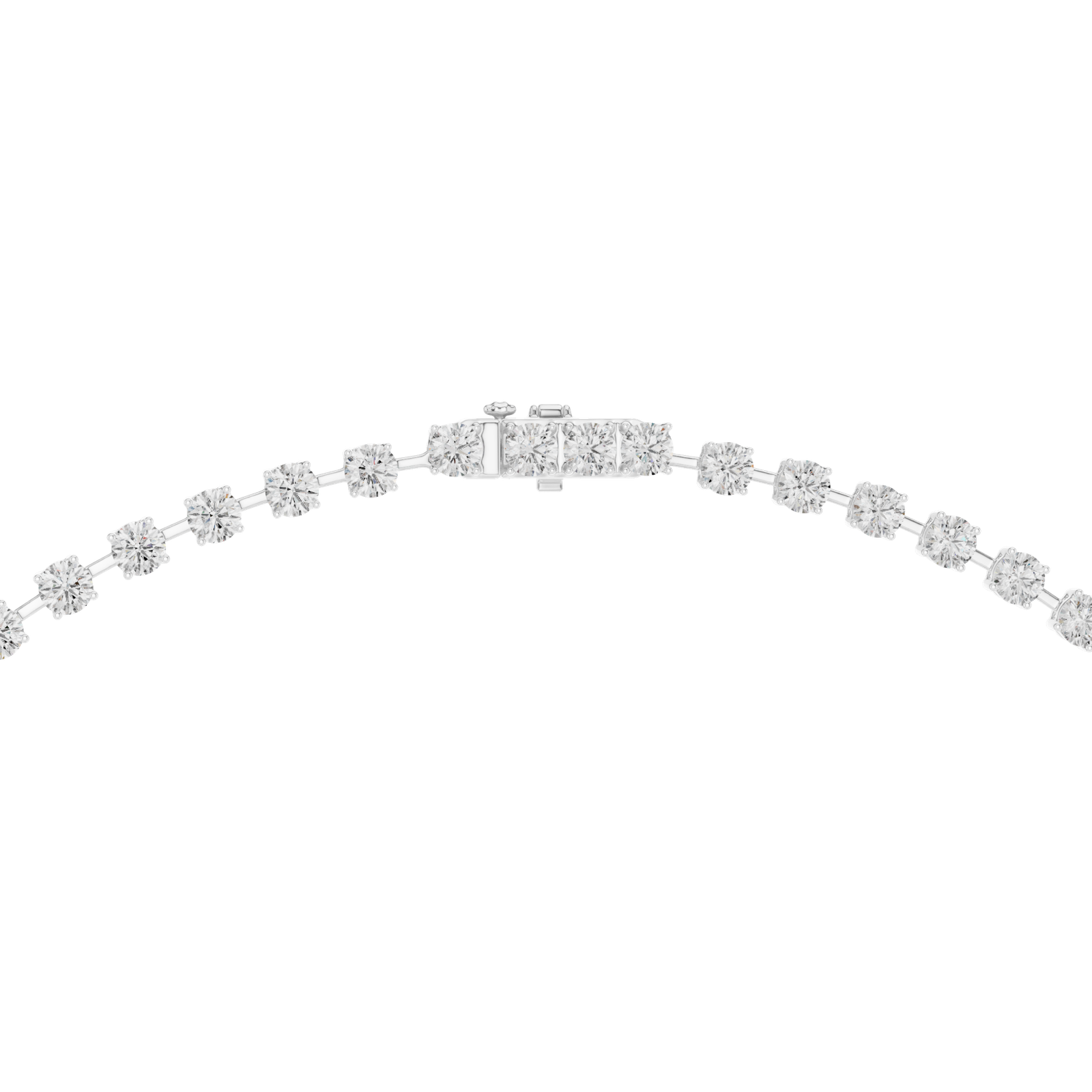 Solitaire Diamond Drop Necklace