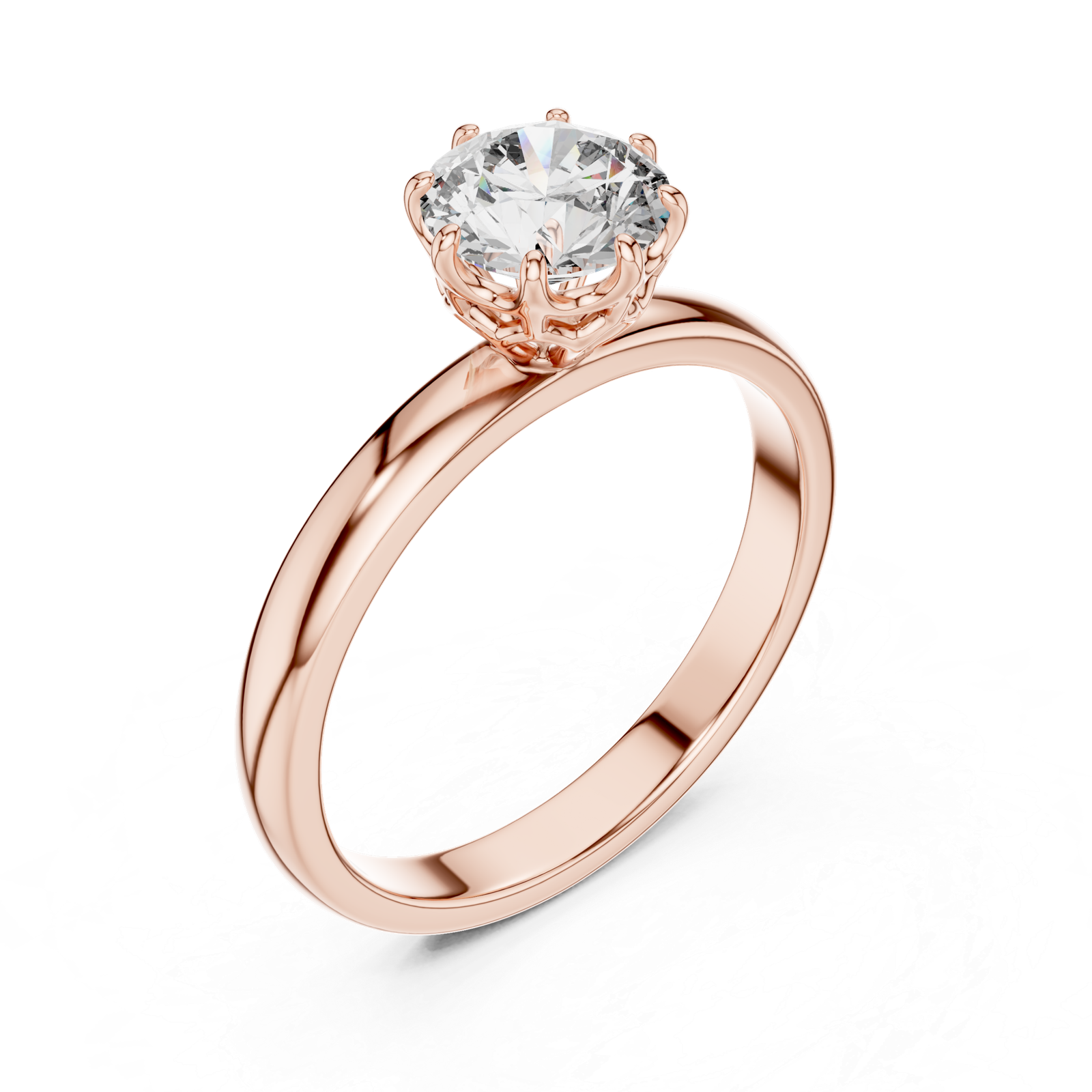 Classic Round Solitaire Ring