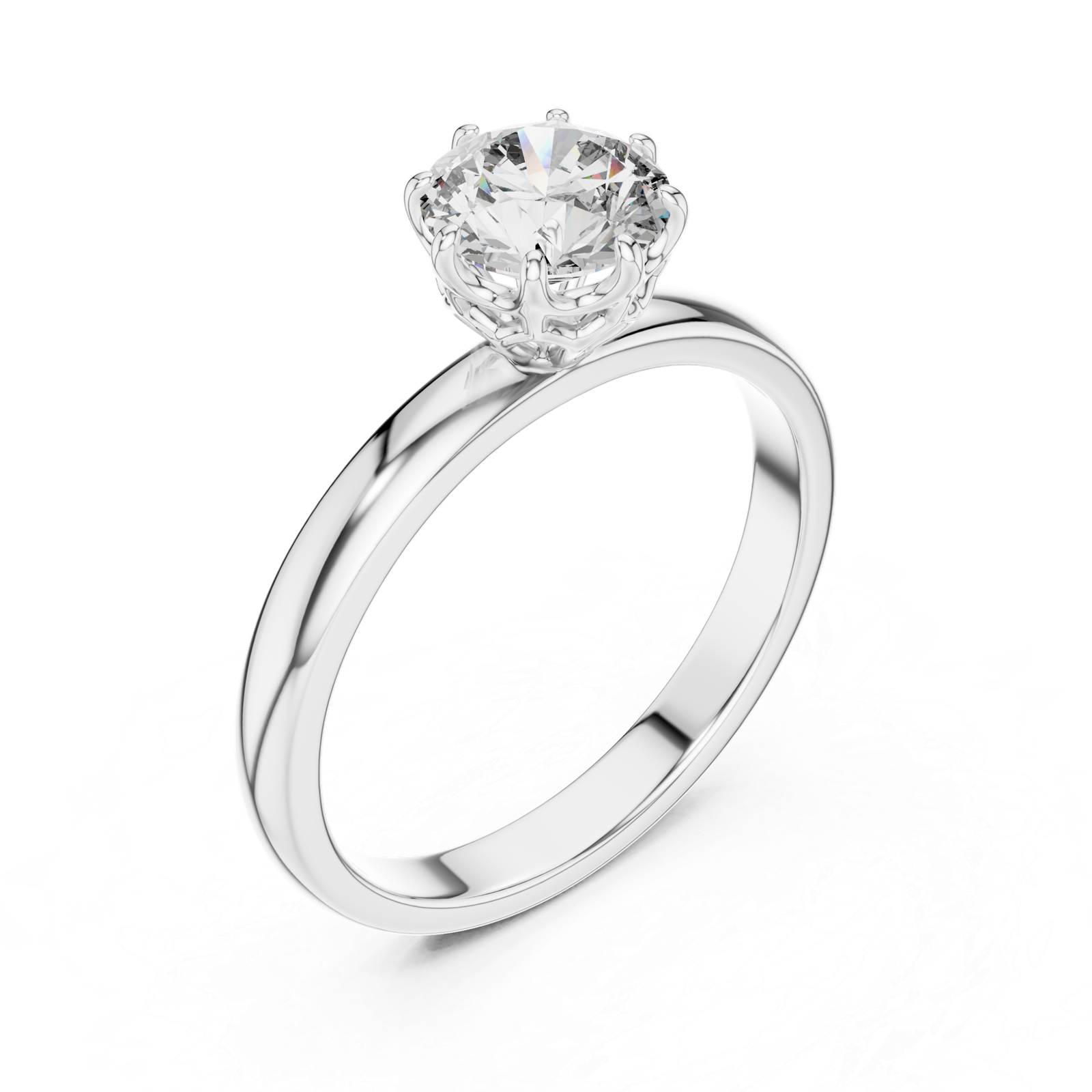 Classic Round Solitaire Ring