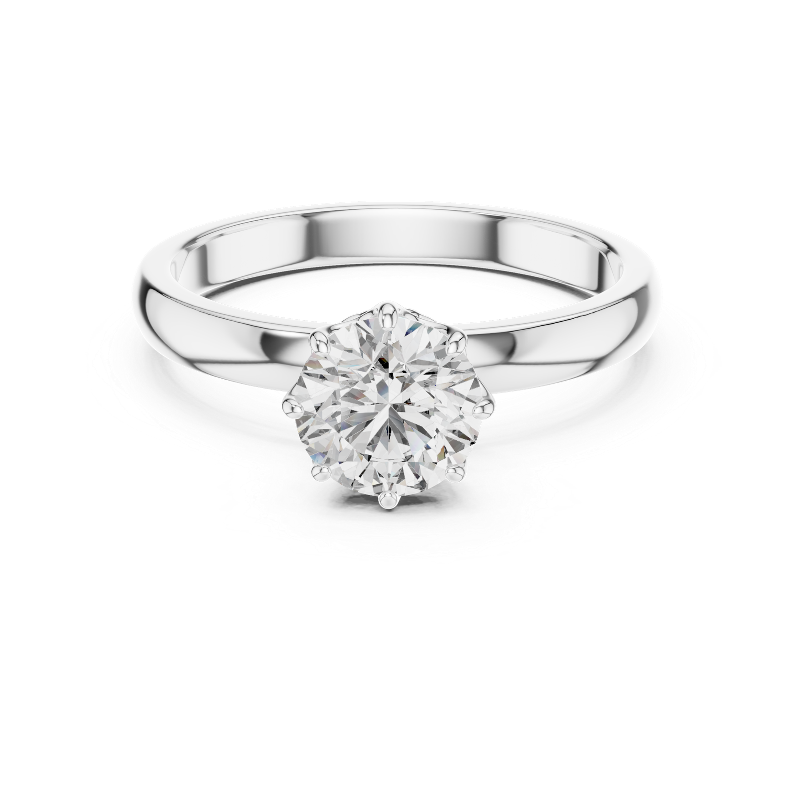 Classic Round Solitaire Ring