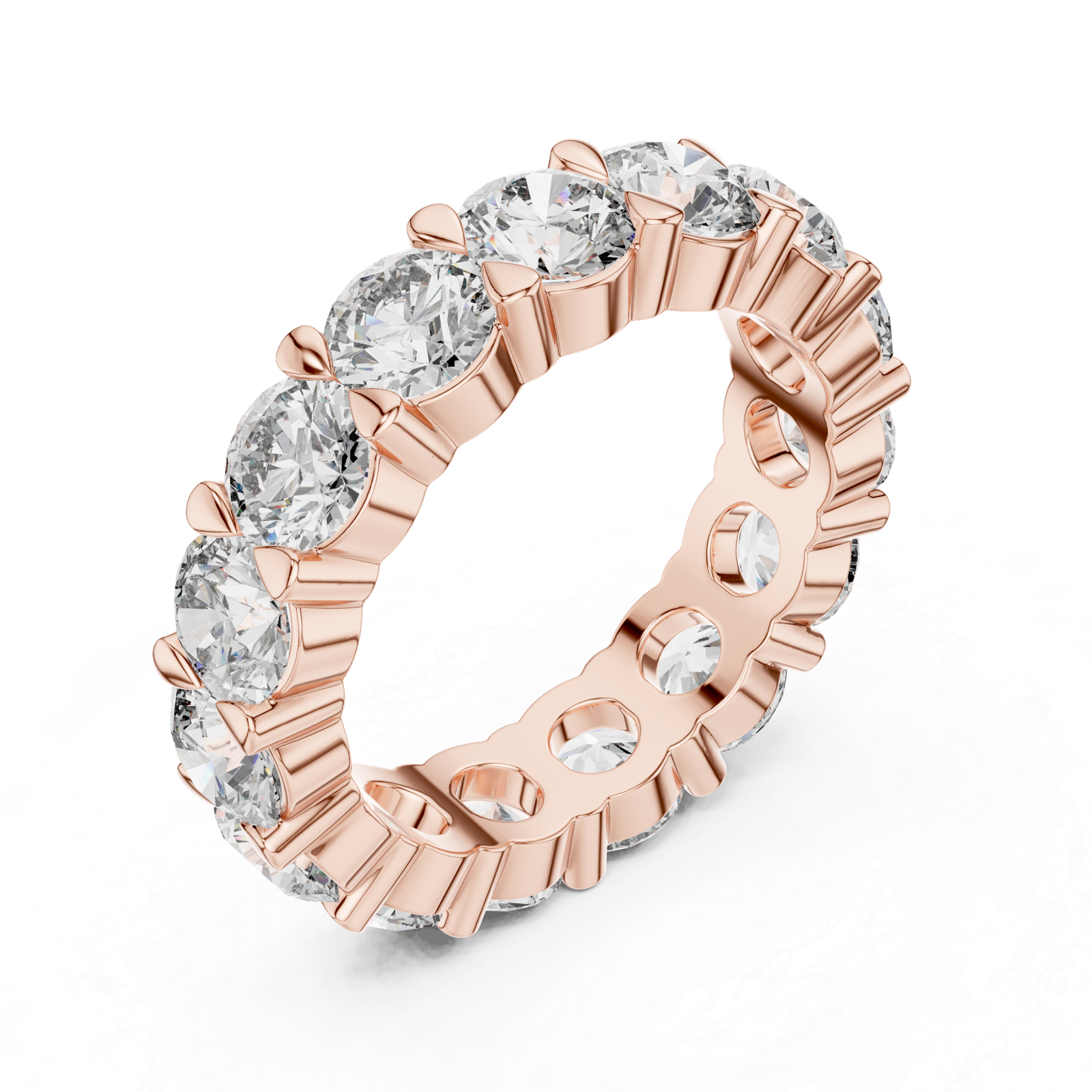 Bold Round Eternity Band