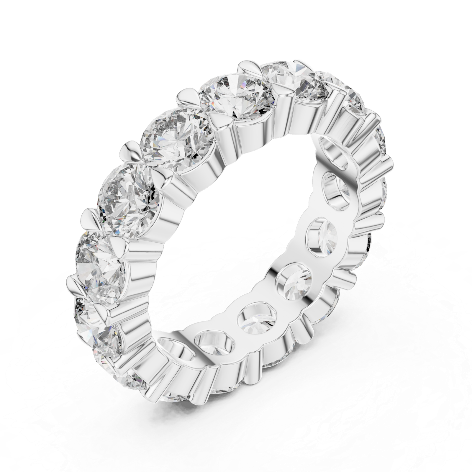 Bold Round Eternity Band