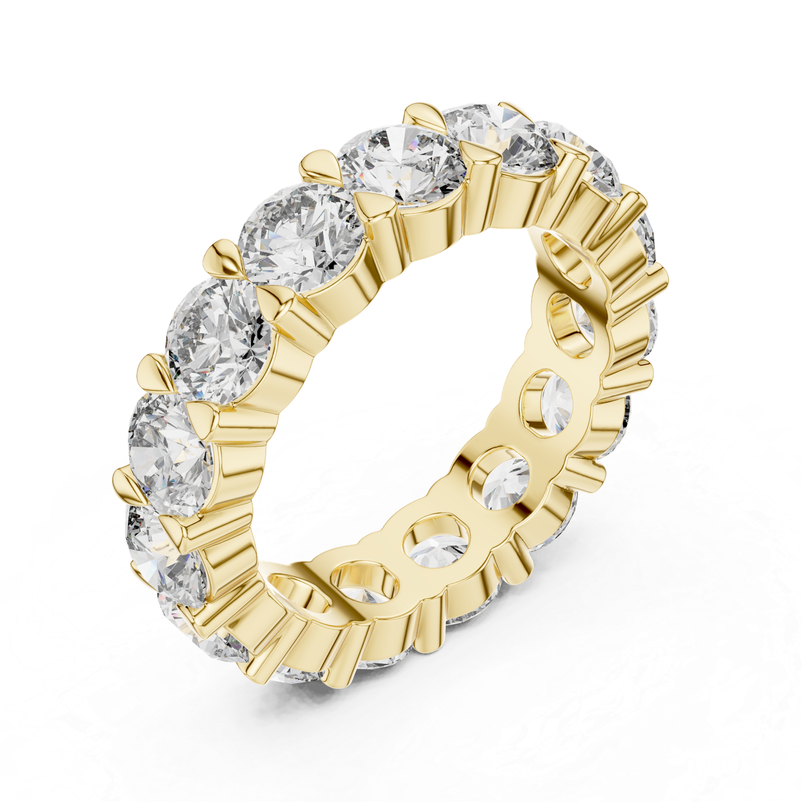 Bold Round Eternity Band