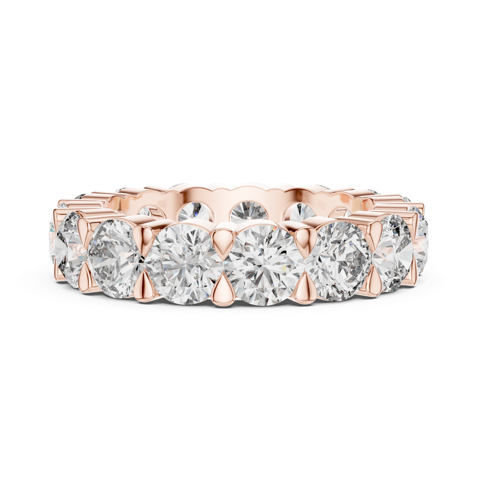 Bold Round Eternity Band