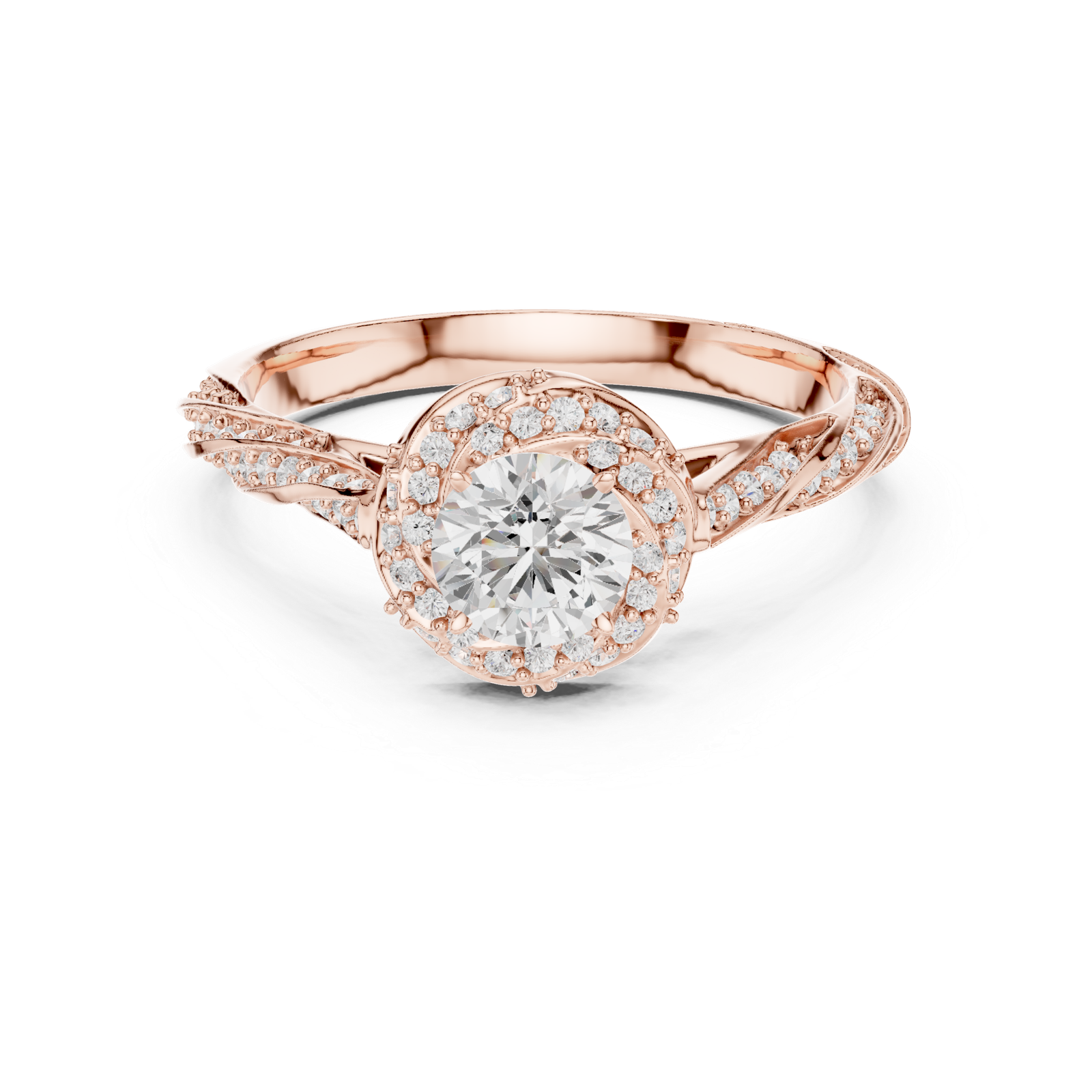Round Split Shank Ring