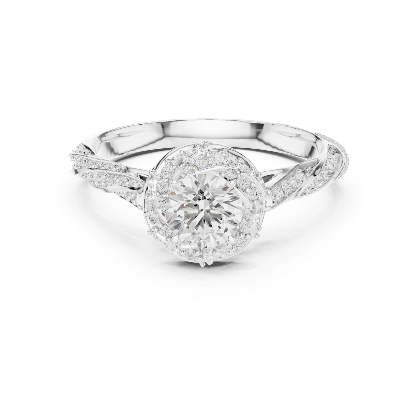 Round Split Shank Ring