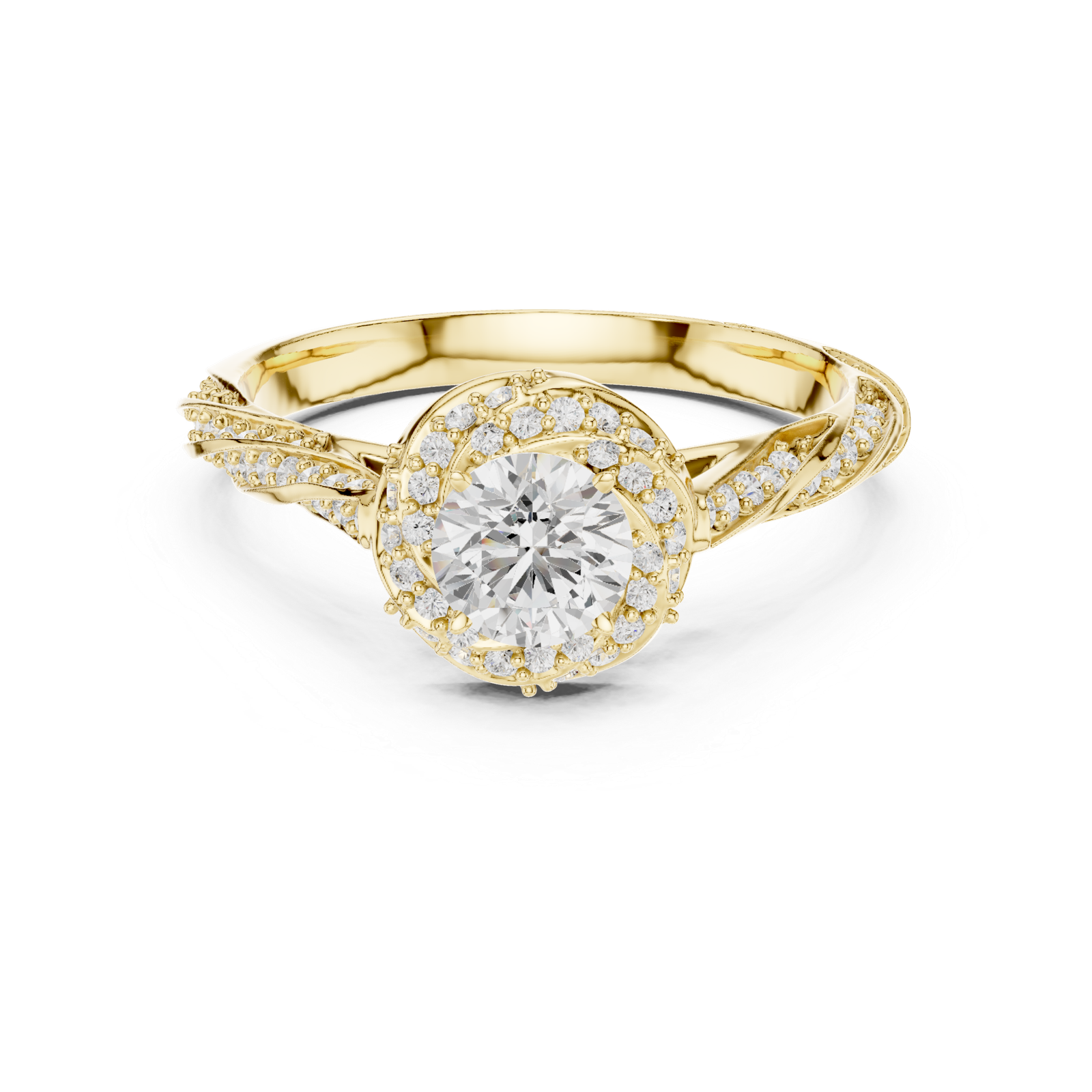 Round Split Shank Ring