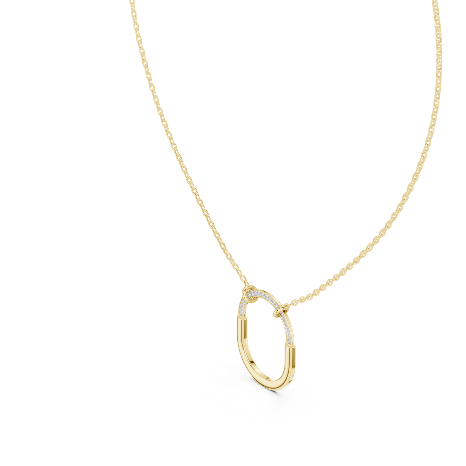 Élan Open Oval Minimal Pendant