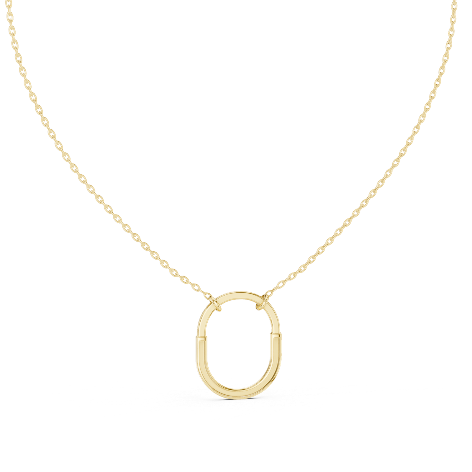 Élan Open Oval Minimal Pendant