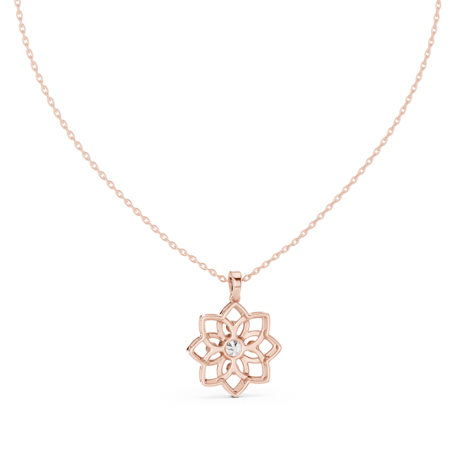Aurelia Floral Mandala Pendant