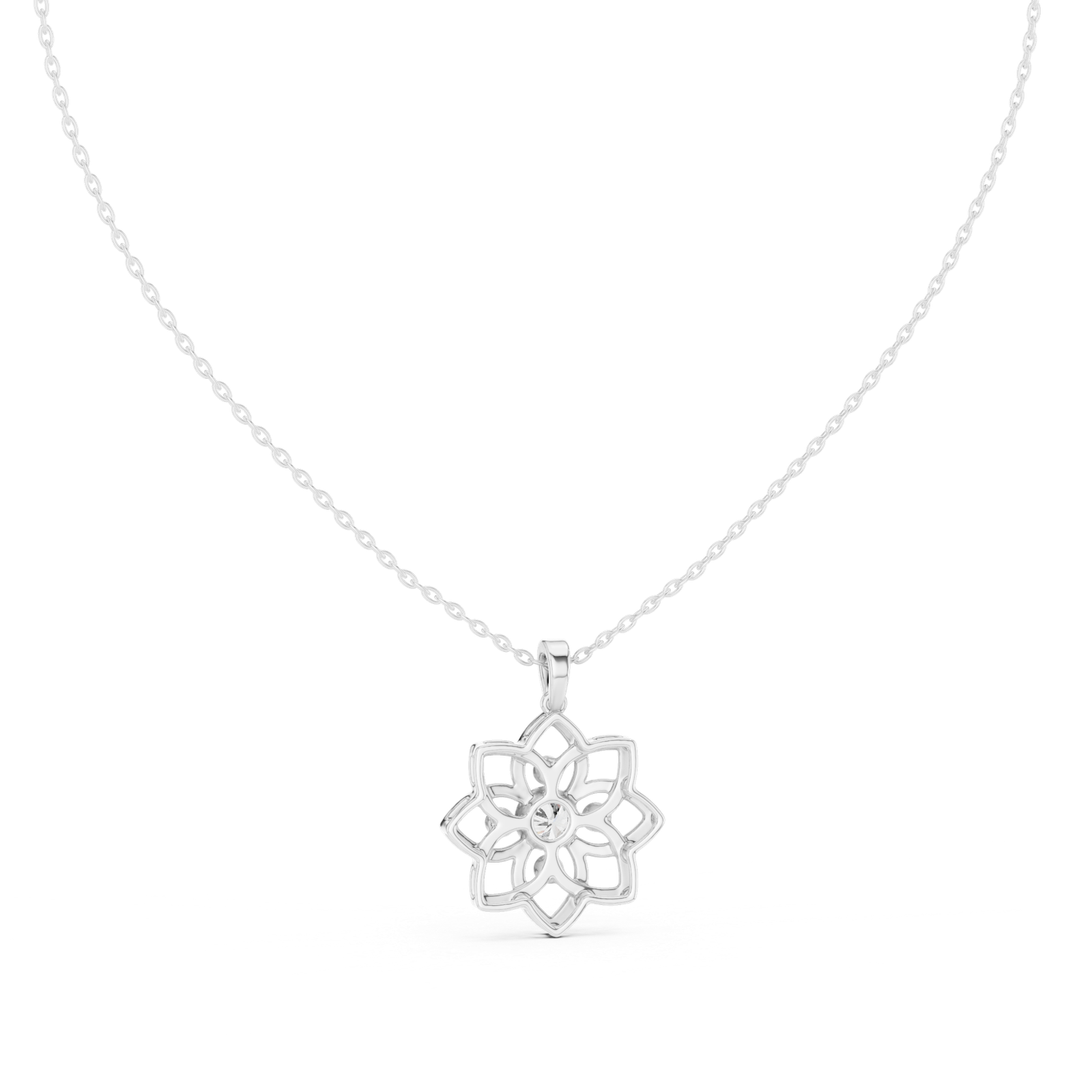 Aurelia Floral Mandala Pendant